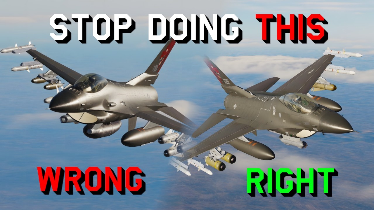 Best F 16 Loadout for EVERY Mission DCS Guide