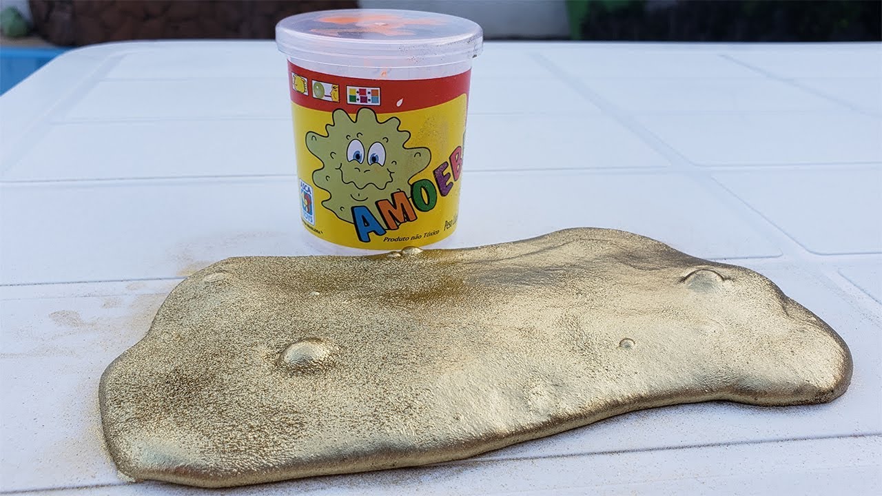 TRANSFORMEI AMOEBA EM OURO! FICOU INCRÍVEL!!!