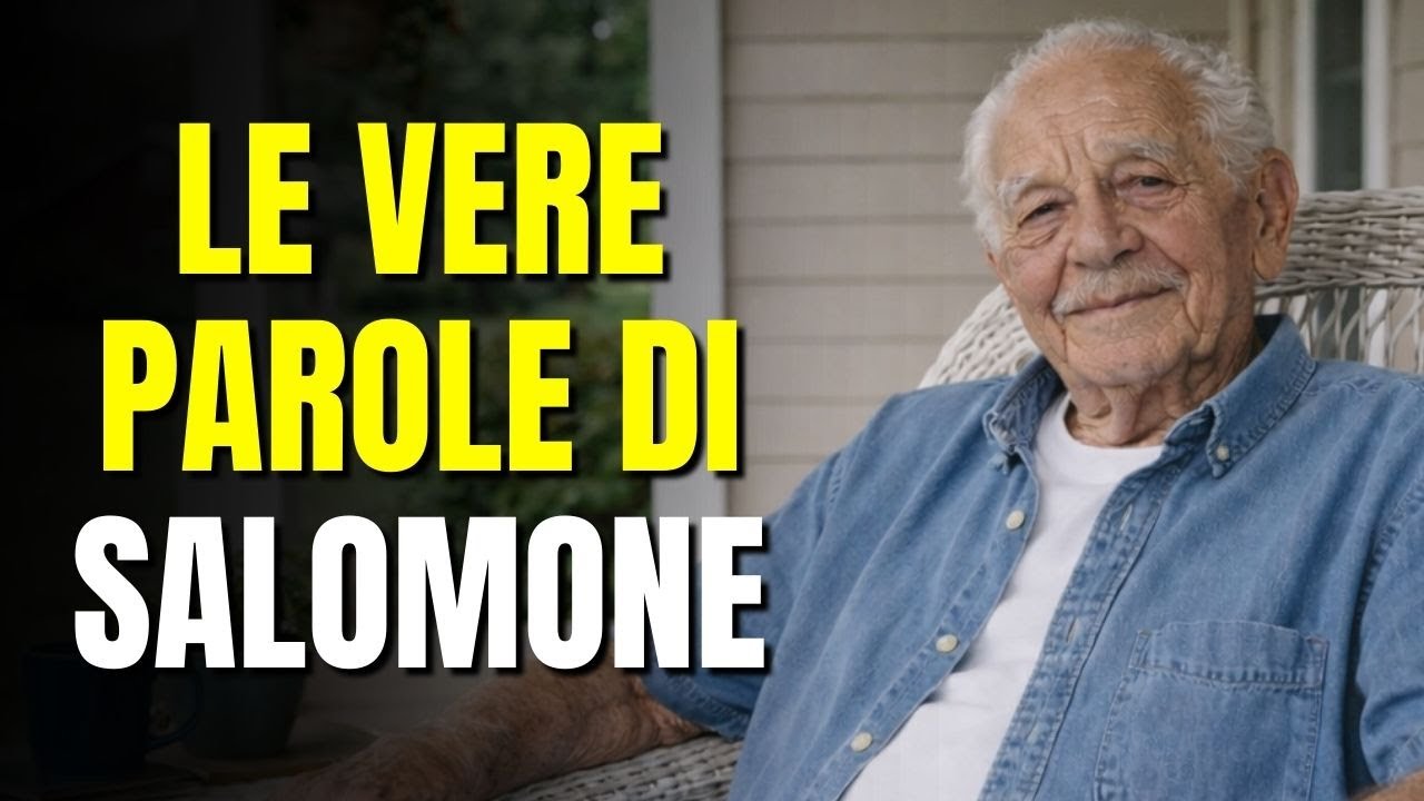 Ho 78 Anni... Vivi Abbastanza A Lungo E Vedrai Le Parole Di Salomone Prendere Vita