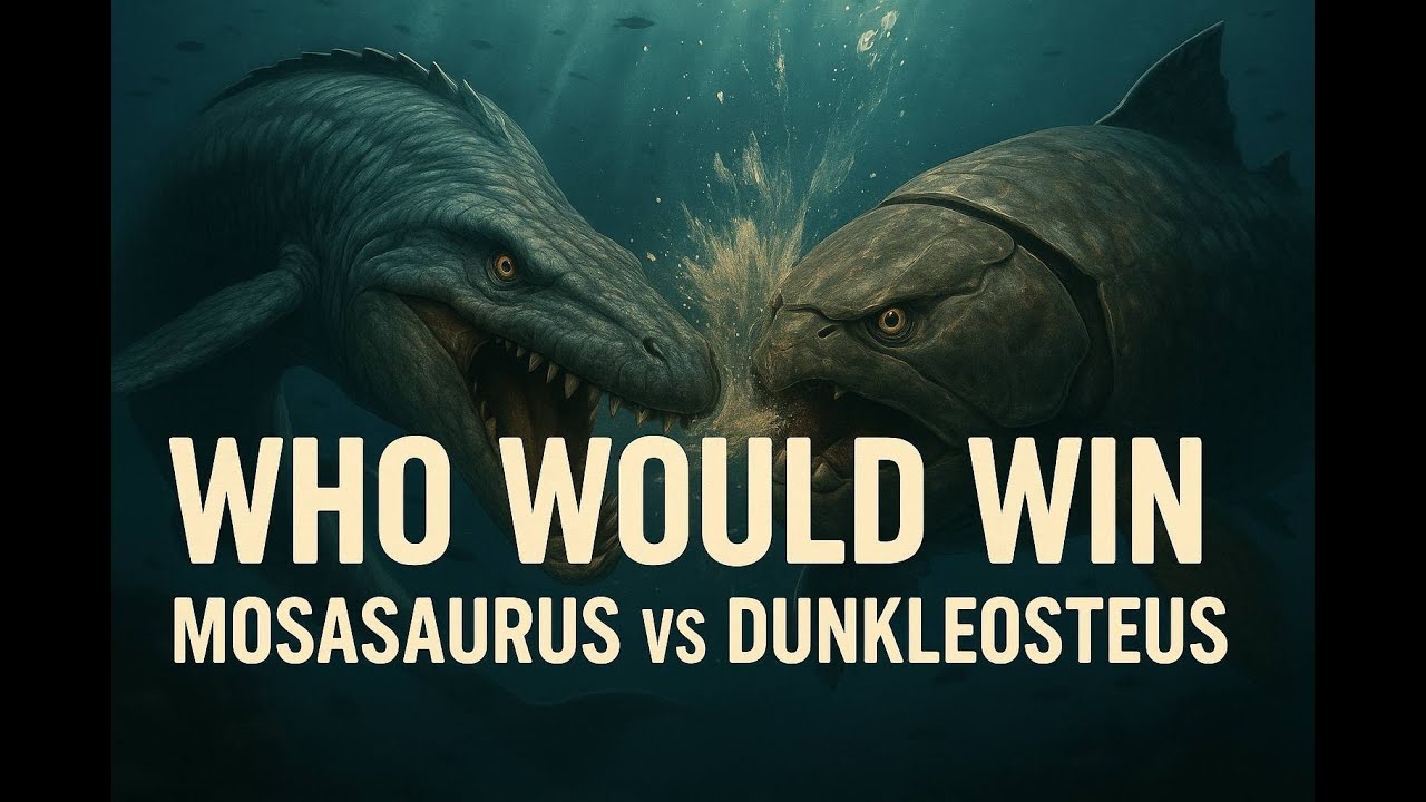 Mosasaurus vs Dunkleosteus | Ocean&rsquo;s Ultimate Prehistoric Showdown
