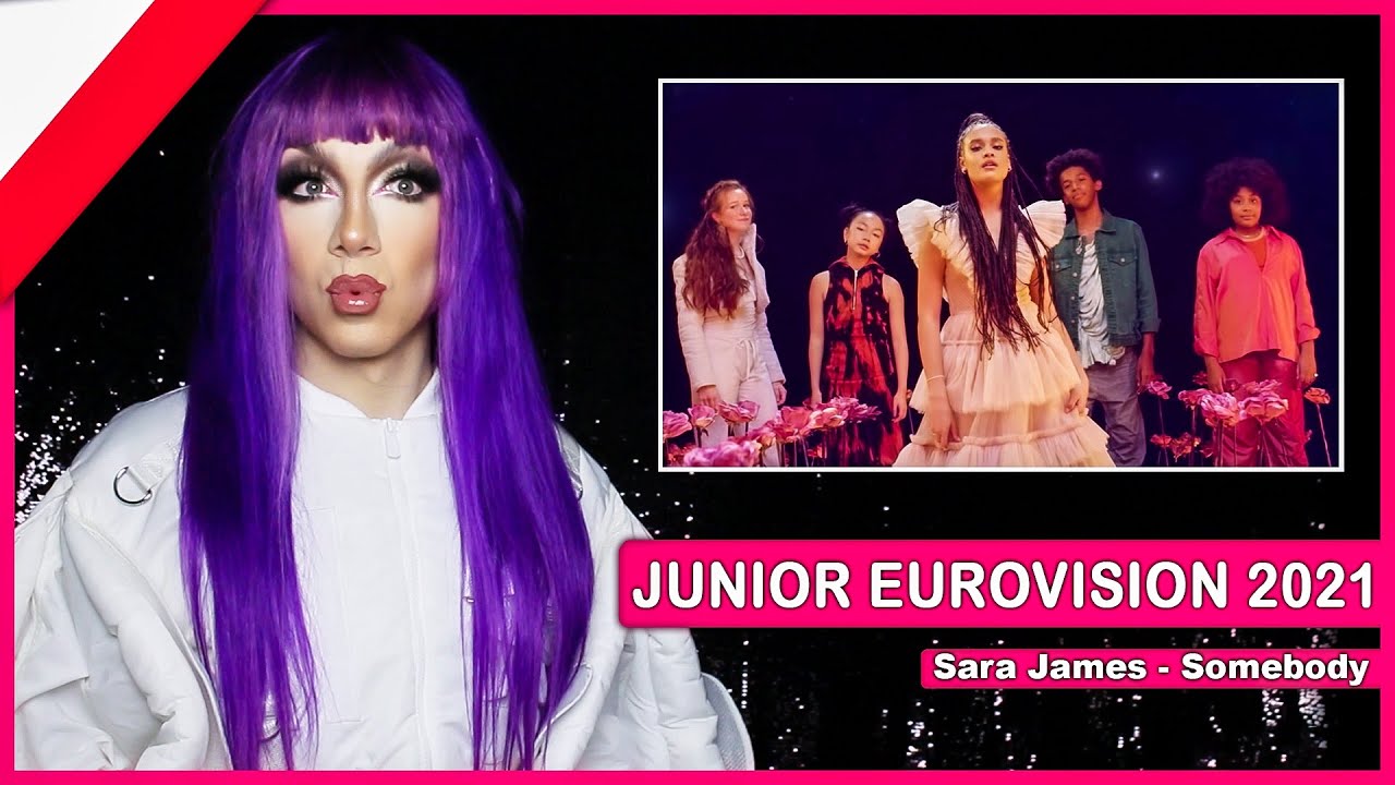 POLAND - Sara James - Somebody | Drag Queen Reacts to Junior Eurovision 2021