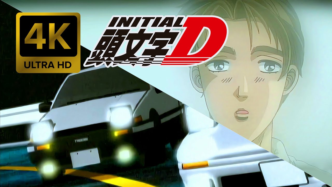 Initial D Opening [4K 60FPS Remastered]