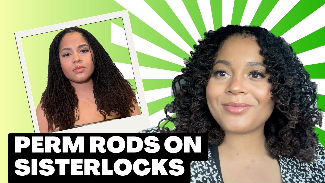 Watch my Straight Sisterlocks Transform into Voluminous Curly Sisterlocks!