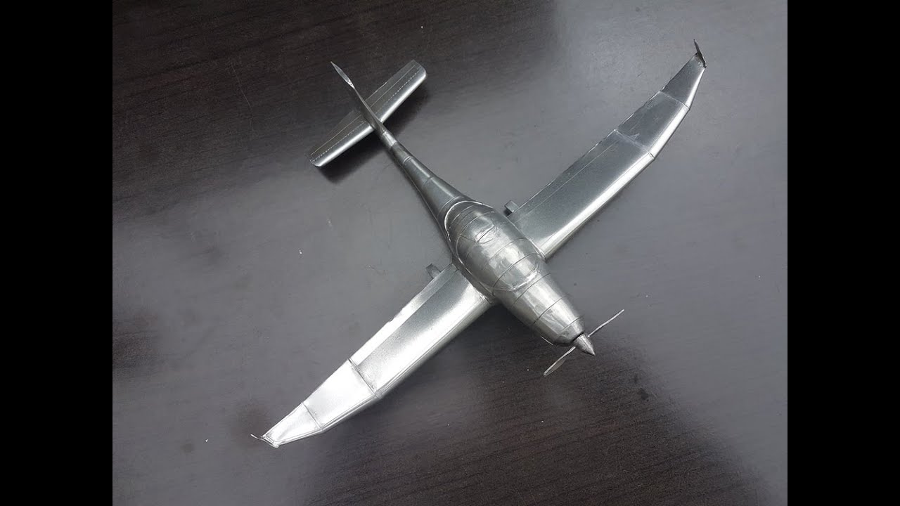 Aquilla a211 from sheet metal scale 1:24   Sheet metal Airplane
