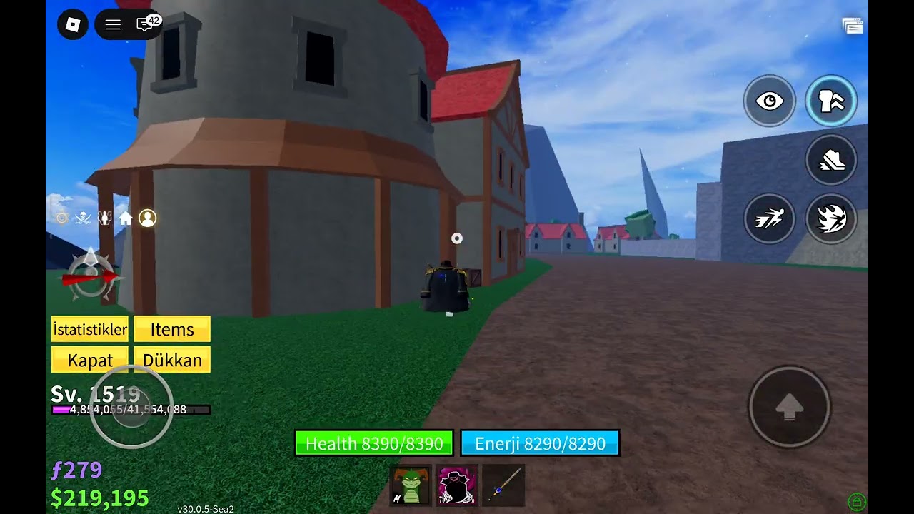 Blox fruit oynuyoruz