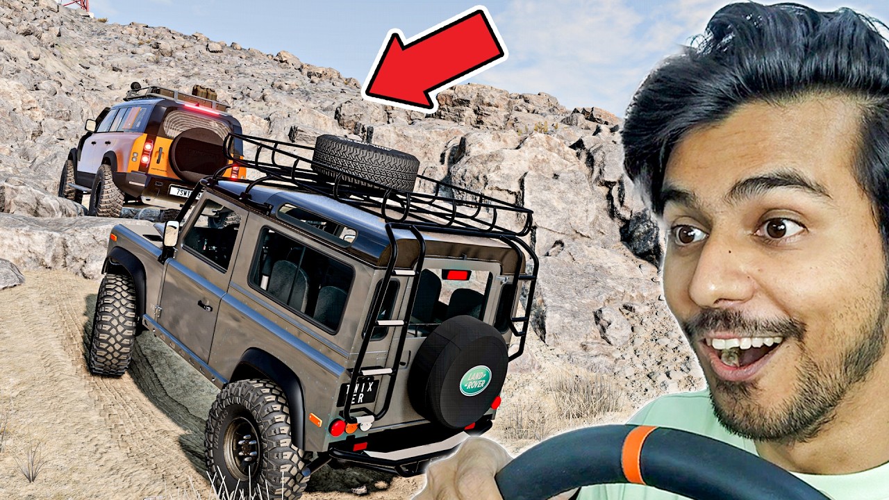 Dangerous Off-Roading with 2 Defenders in BeamNG | Cammus C12