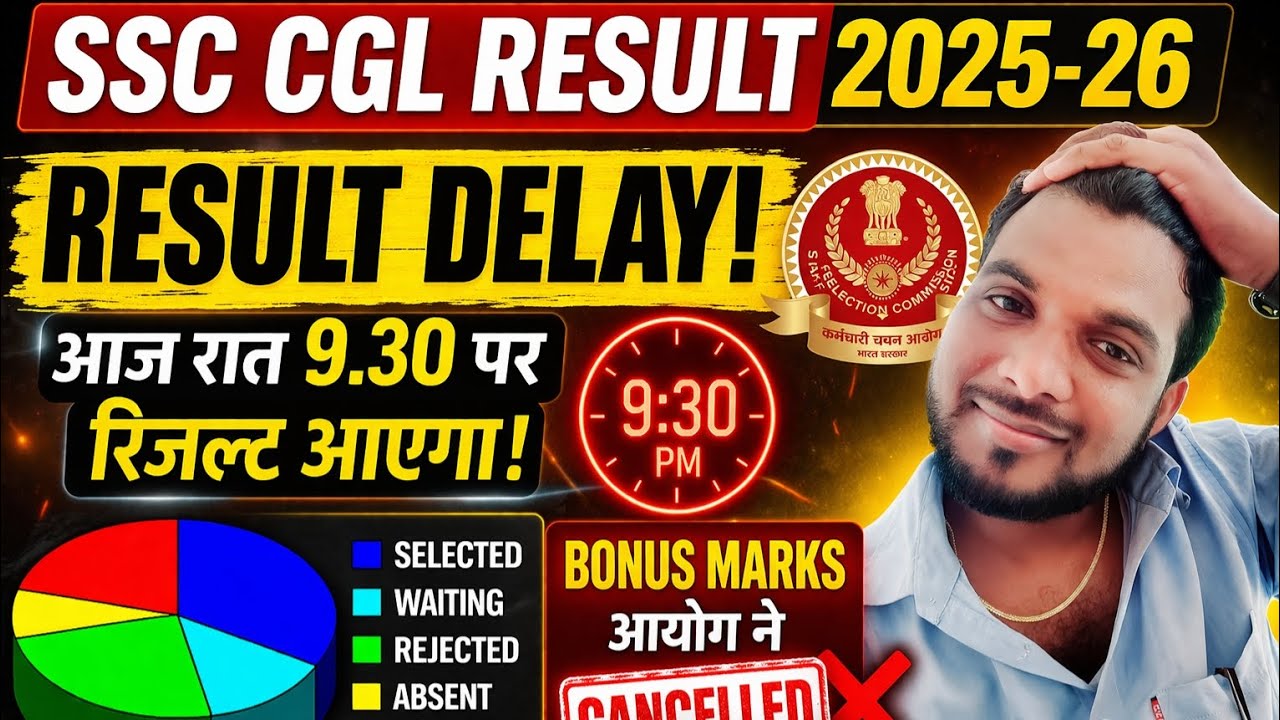 SSC CGL MAINS RESULT 2025 🔴 FINAL CUTOFF & SAFE SCORE 🎯 BONUS MARKS TRUTH 😱 RESULT DATE | DELAY RULE