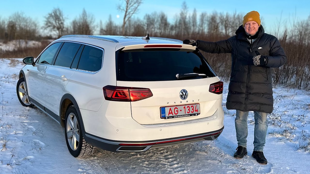 Volkswagen Passat B8 Alltrack Рестайлинг из Швеции. Зимний пакет. Webasto. Езда по Горкам. Псков.