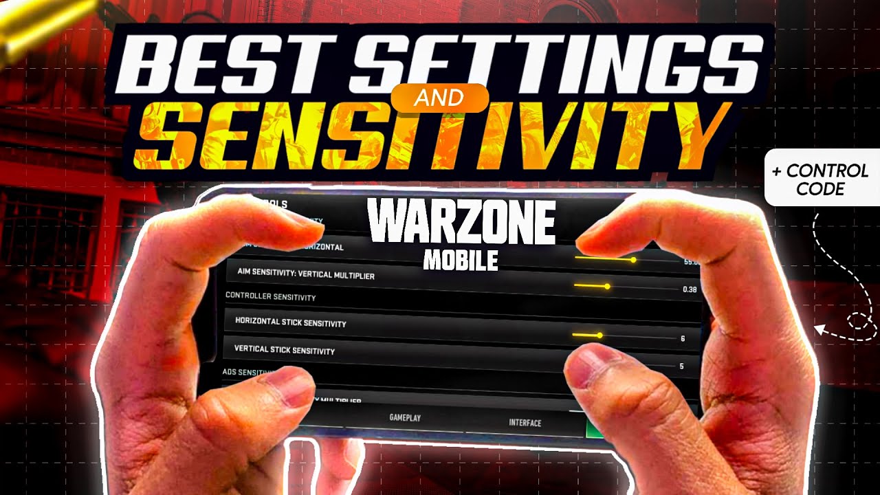 BEST SETTINGS & SENSITIVITY GUIDE FOR WARZONE MOBILE.. (Hindi) : Wiggle7FTW