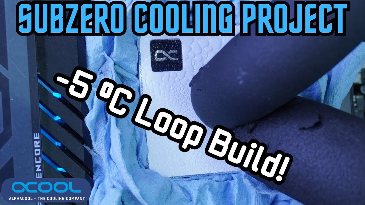 Cooling the i9 14900K Below 0°C ❄️ Extreme Water Loop Build!
