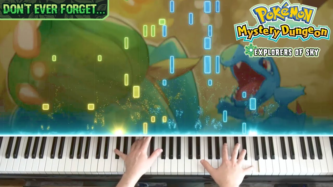 🎹 'It's Hard to Say Goodbye' on Piano (Pokémon Mystery Dungeon: Explorers of Sky)
