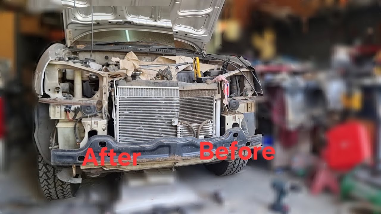 Radiator external cleaning using a laser cleaner (LGC300w)