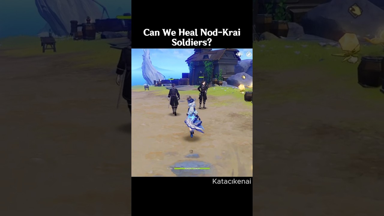 Можем ли мы лечить или наносить урон солдатам Край?! #genshinimpact #hoyovers #shorts
