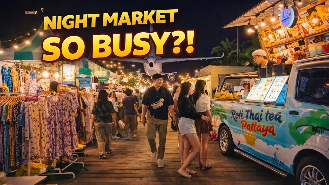 Terminal 21 Night Market Pattaya 🇹🇭 | Thailand POV Night Walk 4K