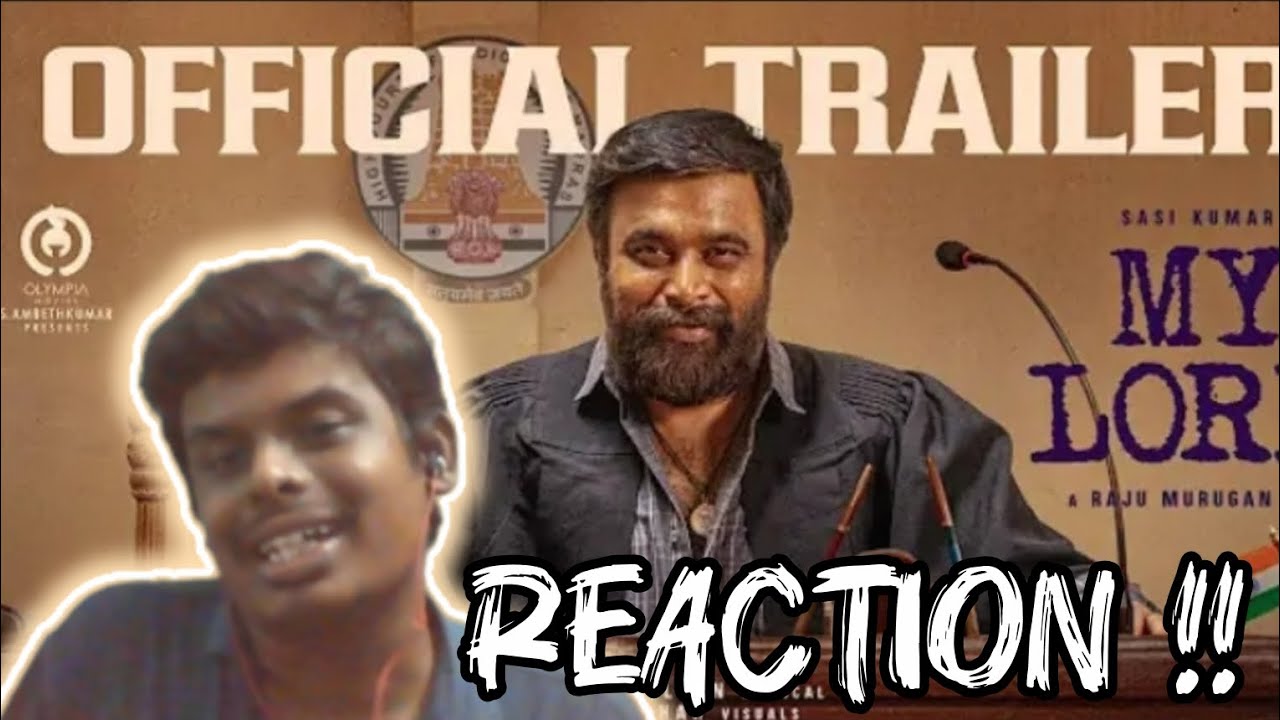 My Lord Trailer Reaction🙂 | SasiKumar | Chaithra J Achar | Sean Roldan | Raju Murugan | JP Views 
