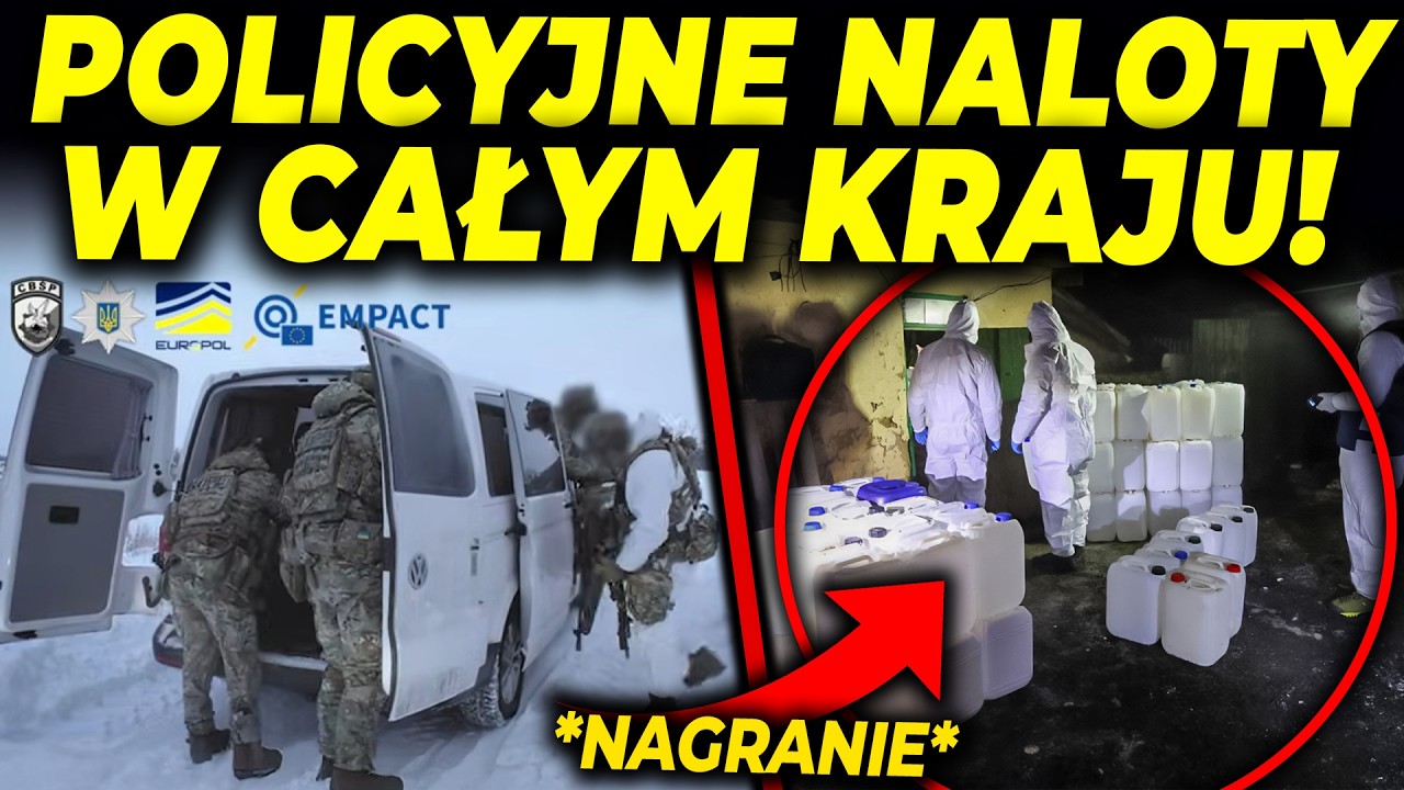 NAJWIĘKSZA AKCJA POLICJI W EUROPIE WSCHODNIEJ!