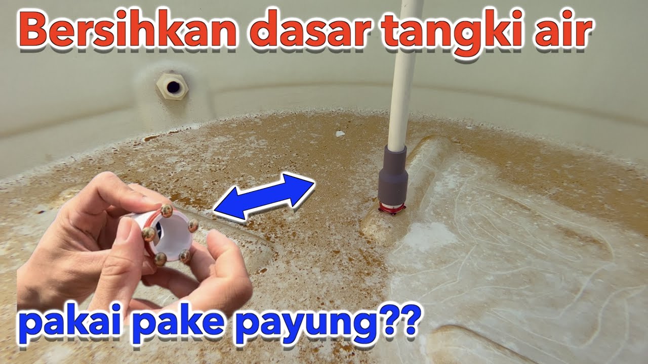 Bersihkan Tangki Toren Air Dengan Cara Vakum Vacuum Hasilnya Bersih??