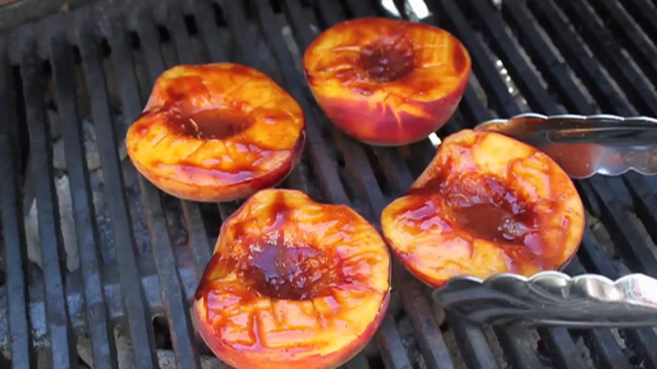 Barbecued Peaches - Great Summer Grilling Side Dish