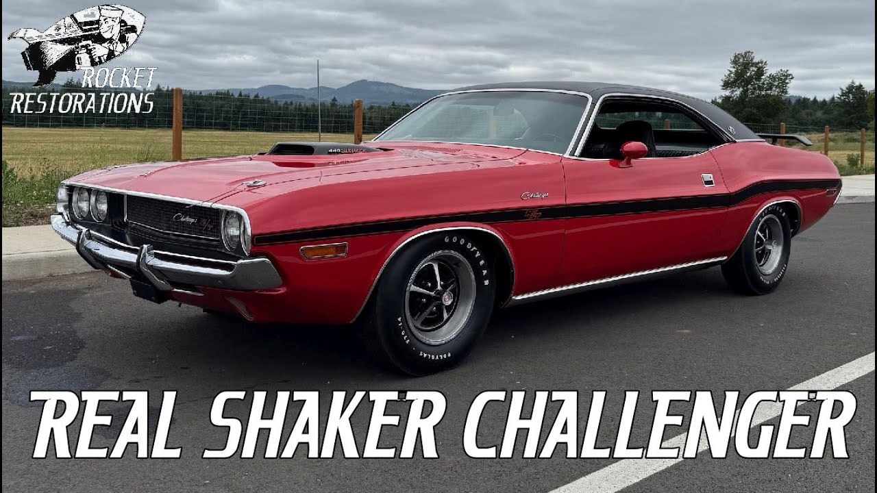 V-Code 440 6 Pack 1970 Dodge Challenger RT/SE For Sale! Factory Shaker Dealer Demonstrator Car!