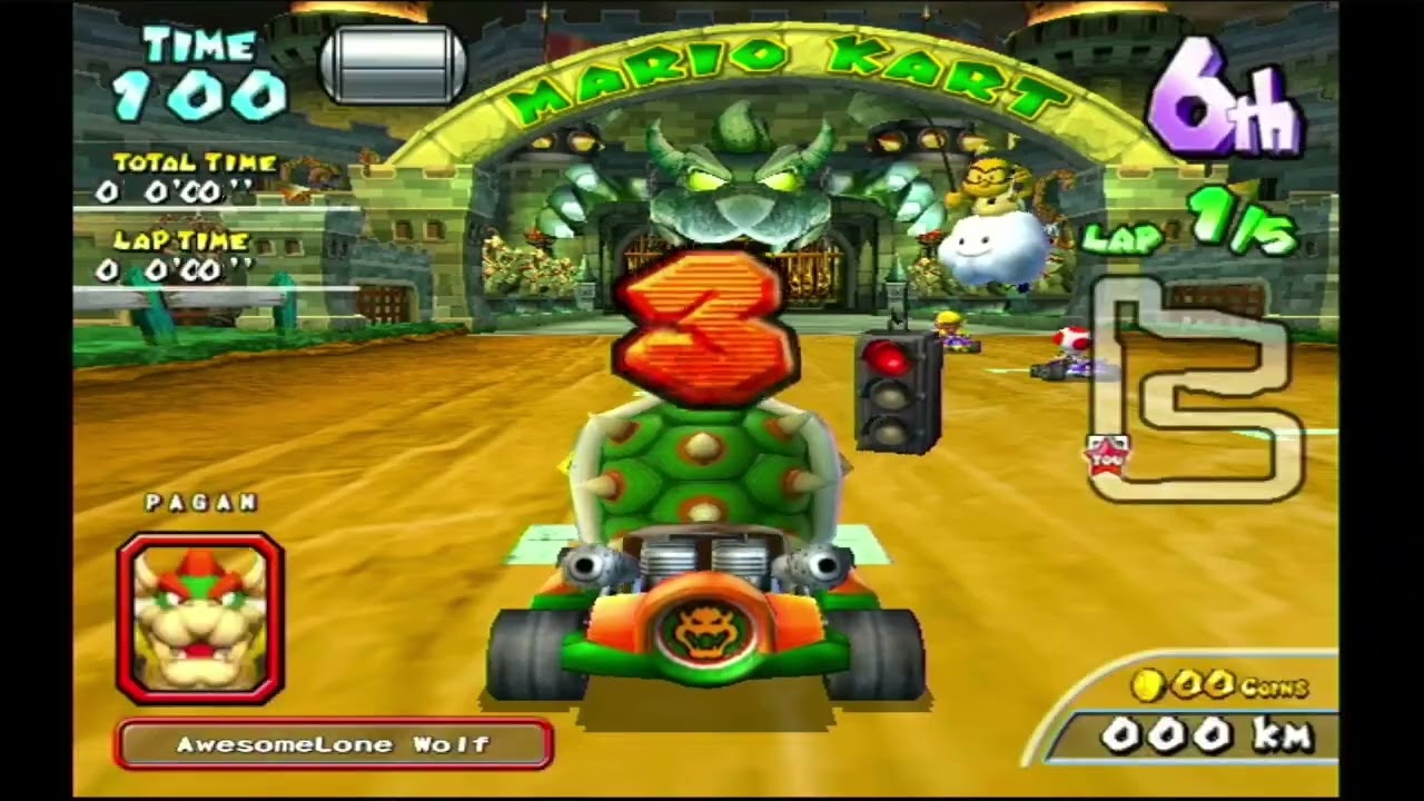 SP Bowser Cup 150cc (Round 1-4) Mario Kart Arcade GP 2