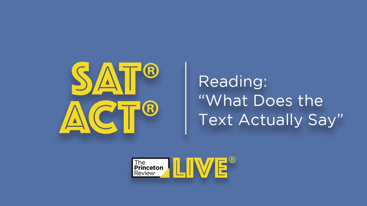 SAT/ACT: Reading | 