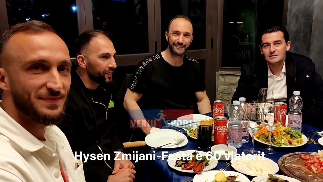 Ish futbollisti shkodran, Hysen Zmijani-festa e ditëlindjes së 60-të mis miqve veteranë të futbollit