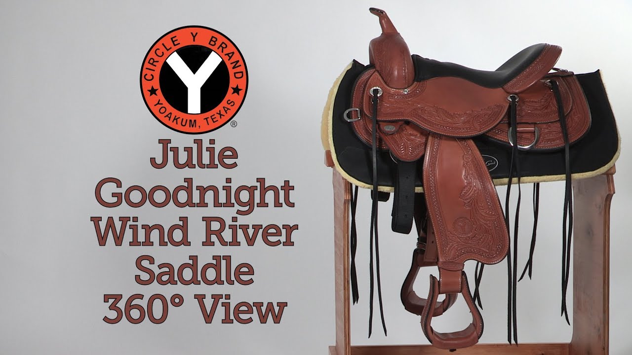 Circle Y Julie Goodnight Wind River Saddle 360&deg; View
