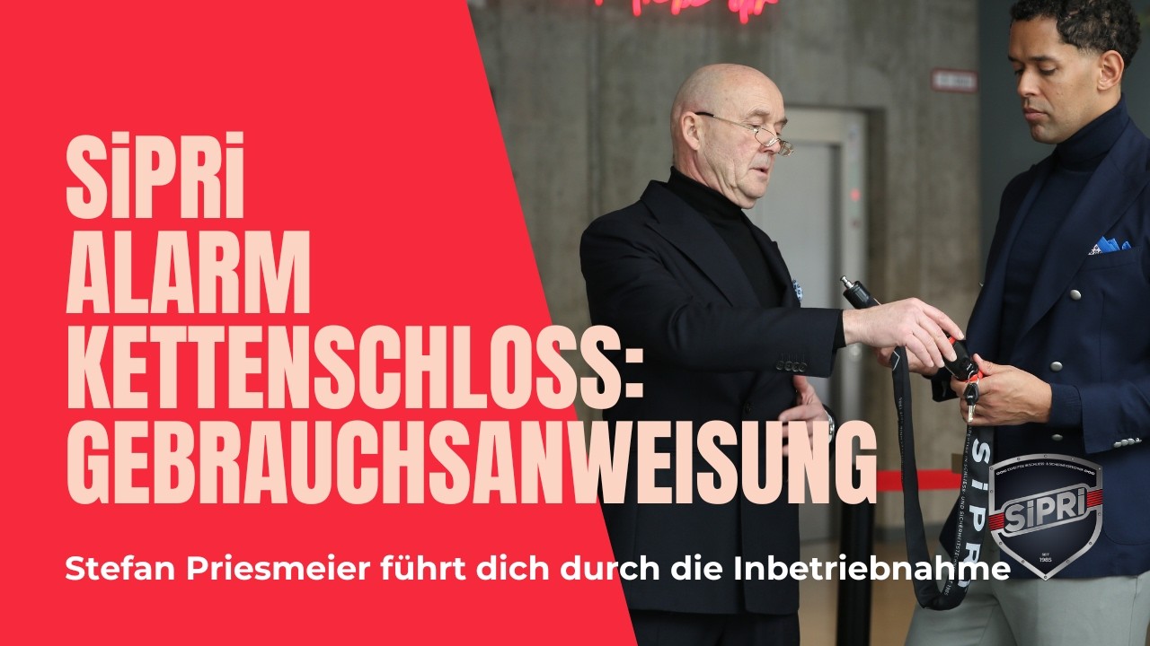 SiPRi |&nbsp;Video-Anleitung f&uuml;r das Alarm-Kettenschloss