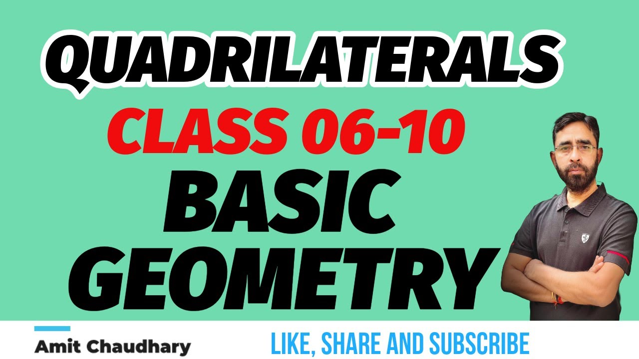 Quadrilaterals | Basic Geometrical Concepts | Polygon | Class 9 | Chapter 8 | CBSE Maths | NCERT