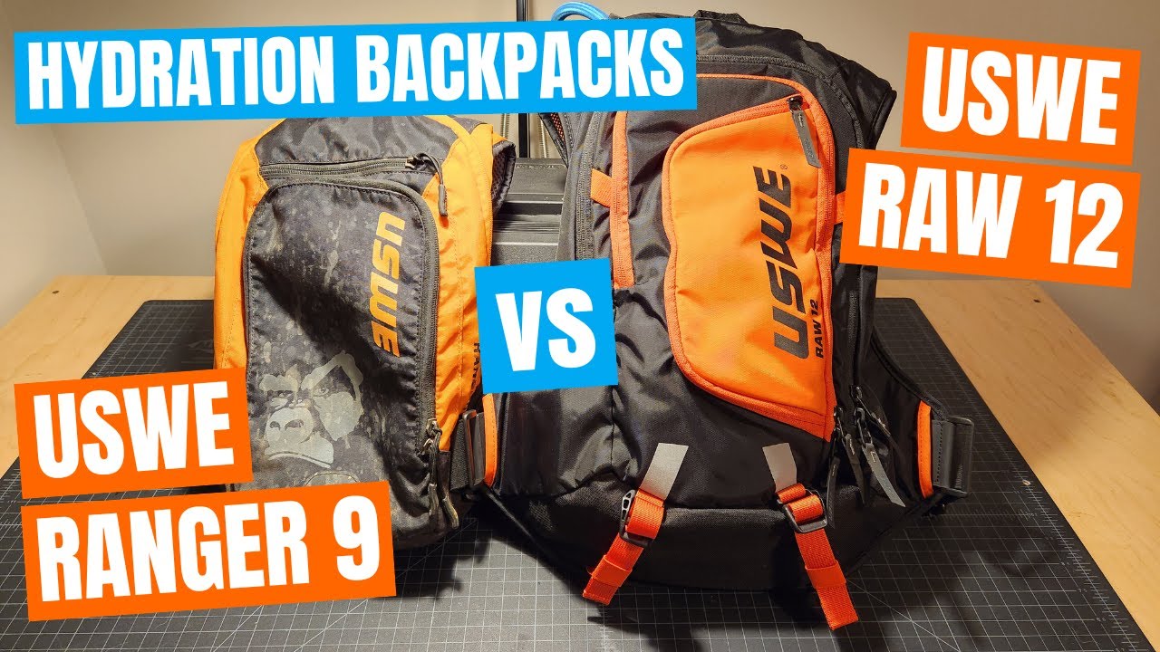 Hydration Backpacks: USWE Ranger 9 vs USWE RAW 12, Comparison and Review