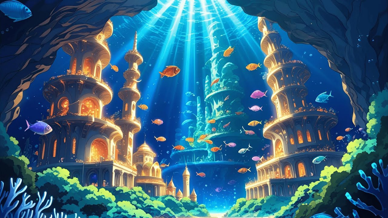 Luminous Coral City | Lofi Sythnwave