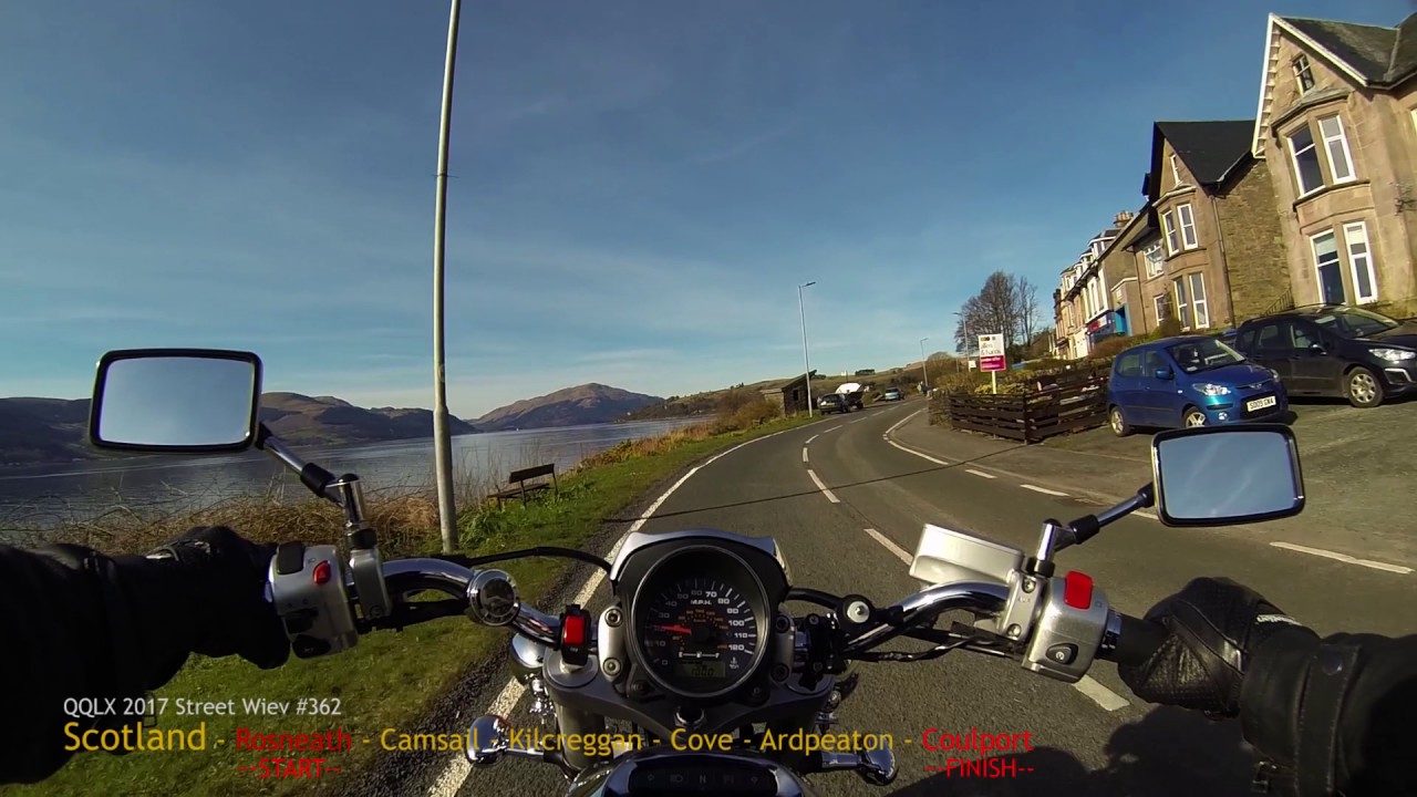 362 Riding Through SCOTLAND - Roseath Camsail Kilcreggan Cove Ardpeaton Coulport  QQLX 2017