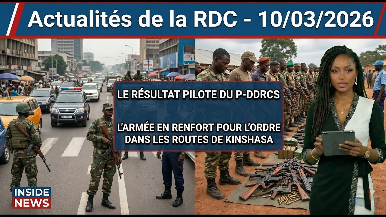 INSIDE NEWS RDC | 10/03/2026 | LE SÉISME ACONTINUE AU SÉNAT - L'ARMÉE SUR LES RUES DE KINSHASA !