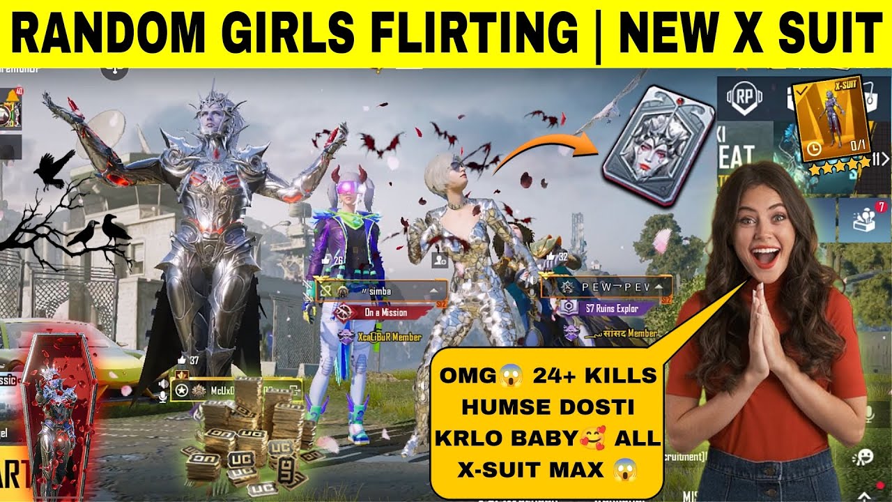 Random 3 Girl's with X-Suit In My Lobby And Trolled 50RP MAX & MYTHIC OUTFITS 90/70 uc can $10 #100