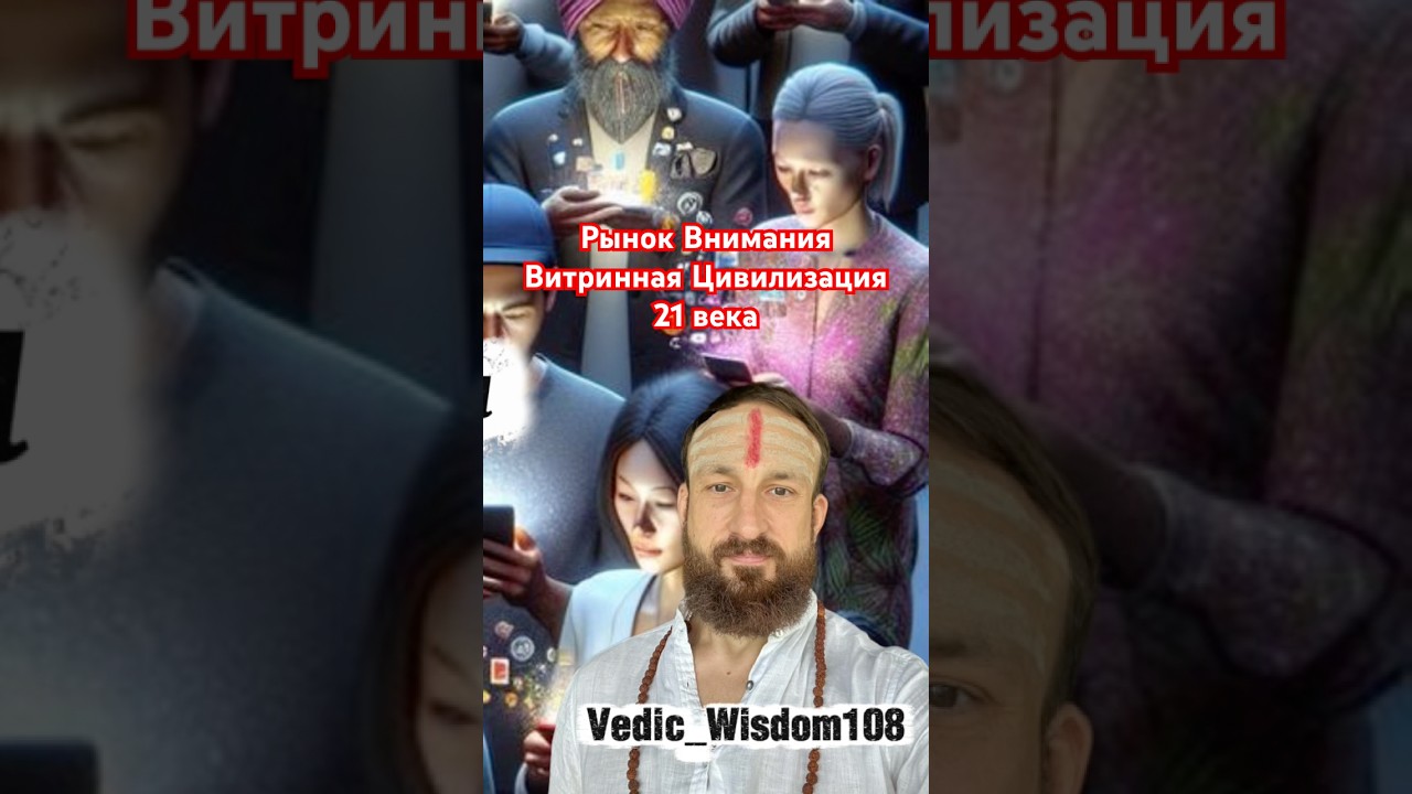 21st Century Attention Market. Showcase Civilization, Tel. @Vedabali #vedas #wisdom #trend #ourdays