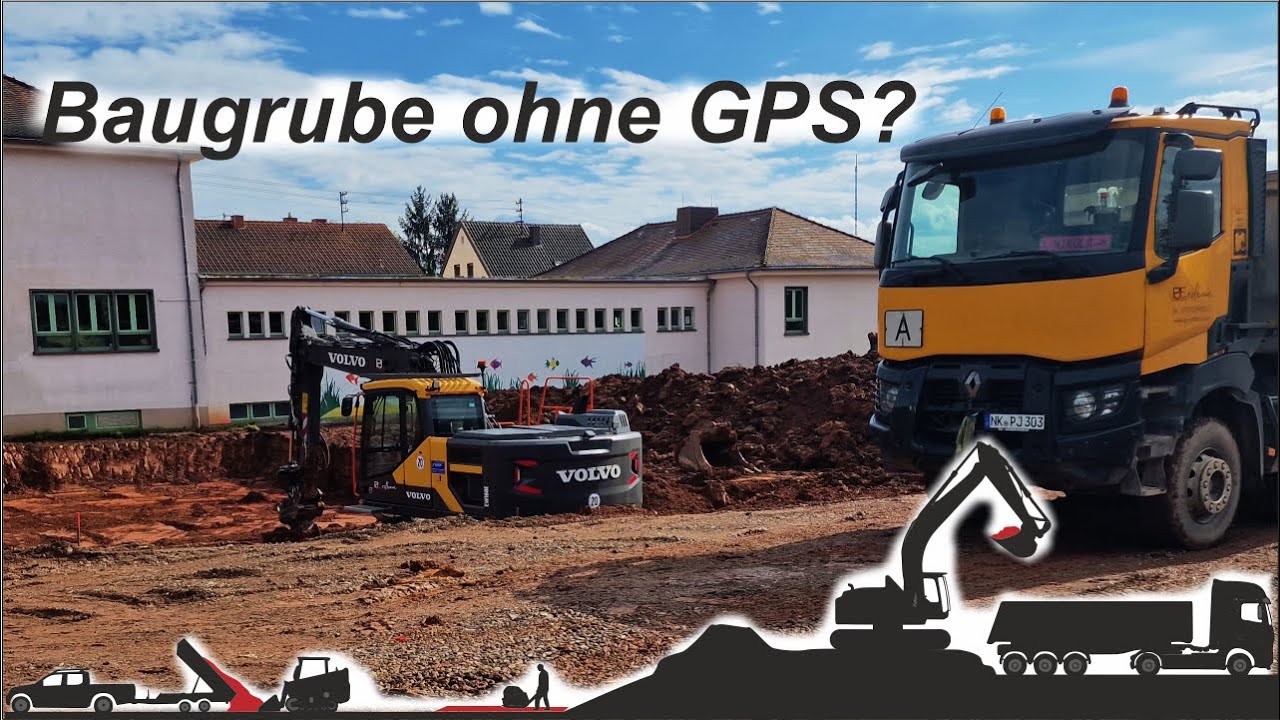 So machen wir eine 1500m³ Baugrube ... | Baustellentagebuch
