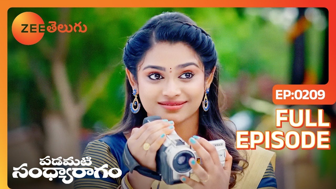 పెళ్లికి ఇంకా టైం ఉంది కదా అప్పుడే | Padamati Sandhyaragam | Full Ep 209 | Zee Telugu | 19 May 2023