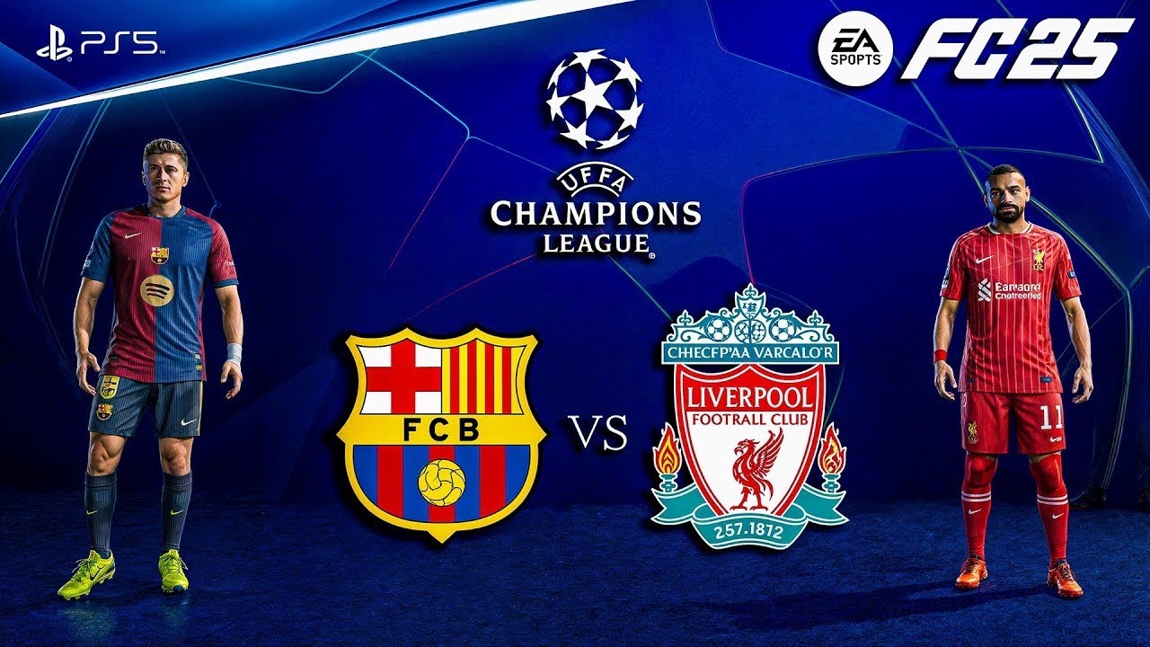 EAFC 26 BARCELONA VS LIVERPOOL |CHAMPIONS LEAGUE GROUP STAGE| PS5PRO