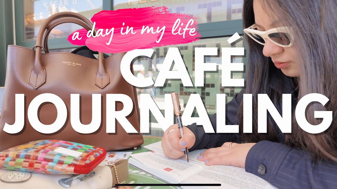 Café Journal With Me | Answering Your Questions About Journaling and My Printer | What's in My Bag