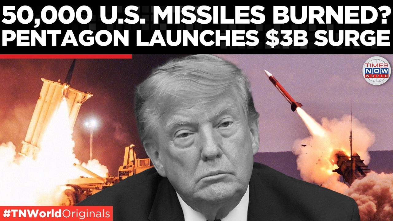 US MISSILE SHORTAGE: Pentagon LAUNCHES $3B Missile Surge After Ukraine Iran Wars Drain Patriot THAAD