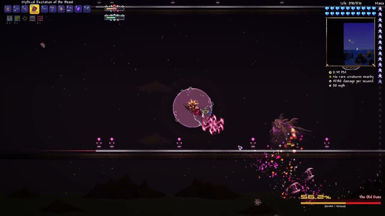 The Old Duke - Master + Malice (first kill) - Terraria Calamity Mod