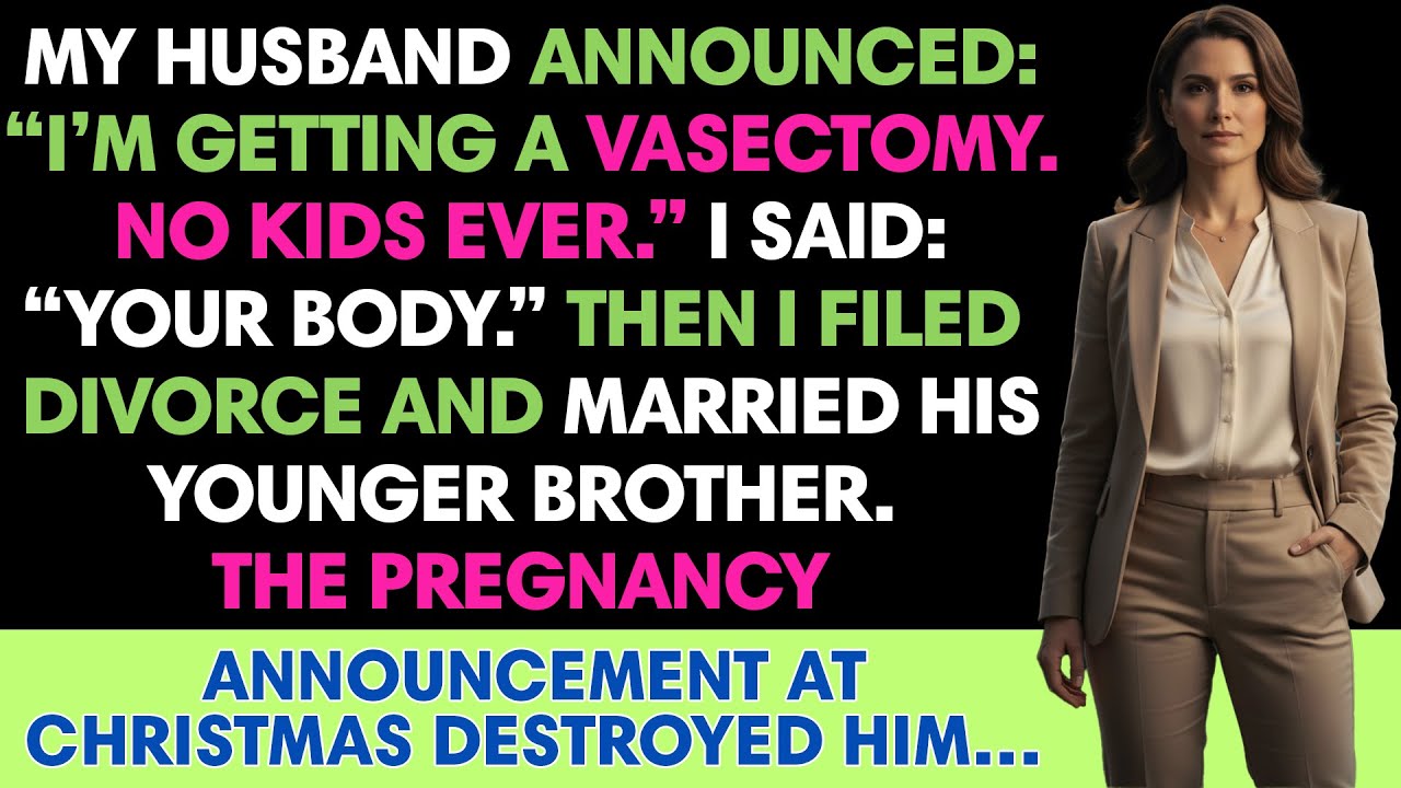 My Husband Announced: “I’m Getting A Vasectomy. No Kids Ever.”  Said: “Your Body.” Then I Filed For