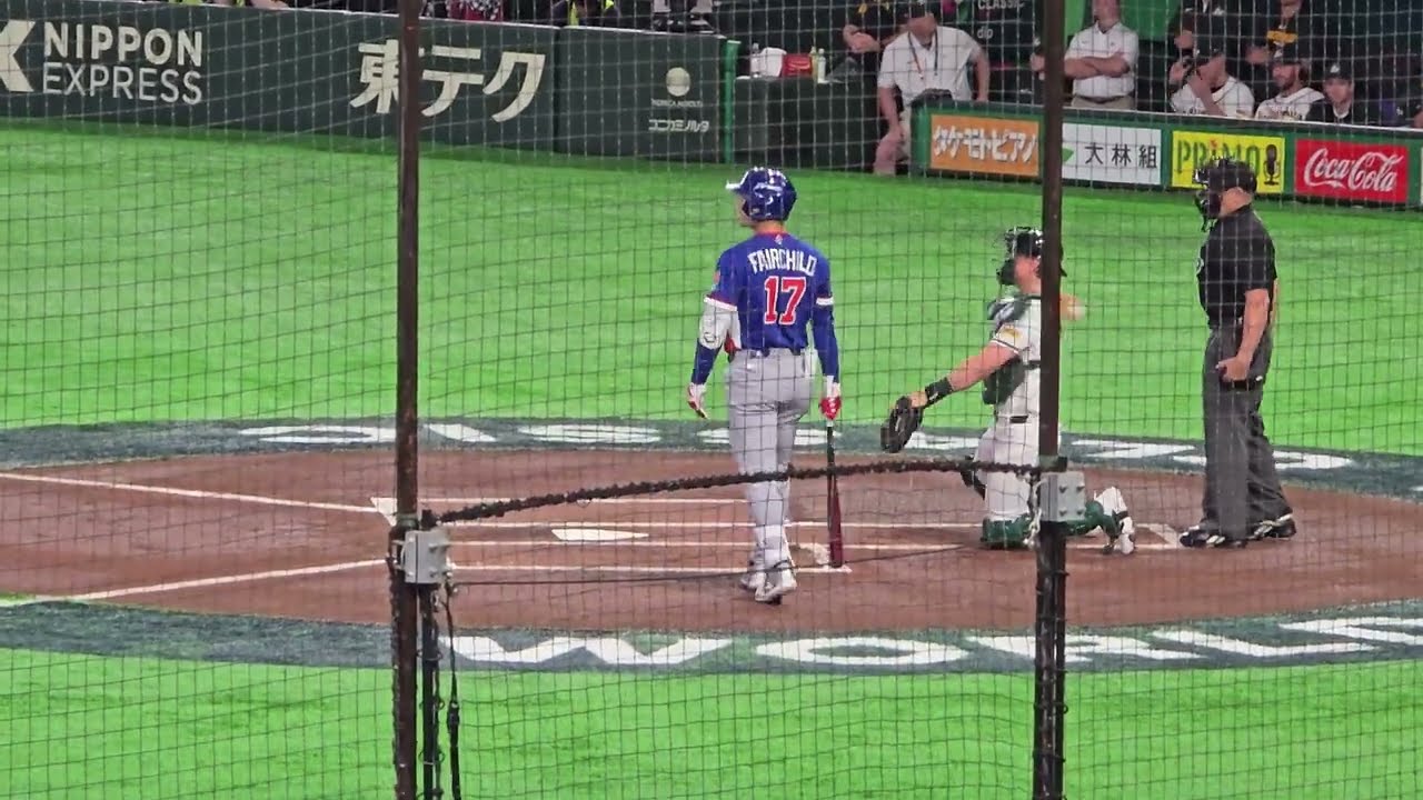 20260305 中華隊 #費爾柴德 界外全壘打打席紀錄 如果這球有出去 局面會不會變不同 #Fairchild #費仔 中華VS澳洲 東京巨蛋 TOKYO DOME #經典賽 #teamtaiwan