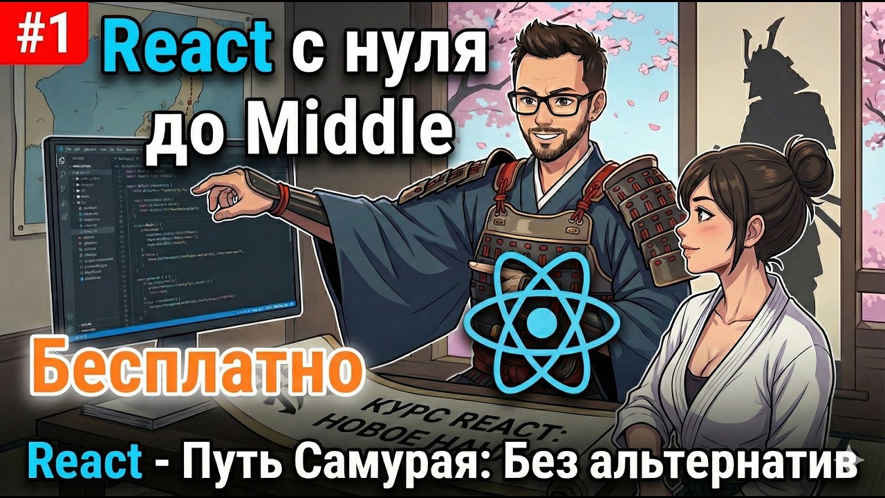 1 / ReactJS полный курс, с нуля до трудоустройства / ReactJS Путь Самурая: Без альтернатив