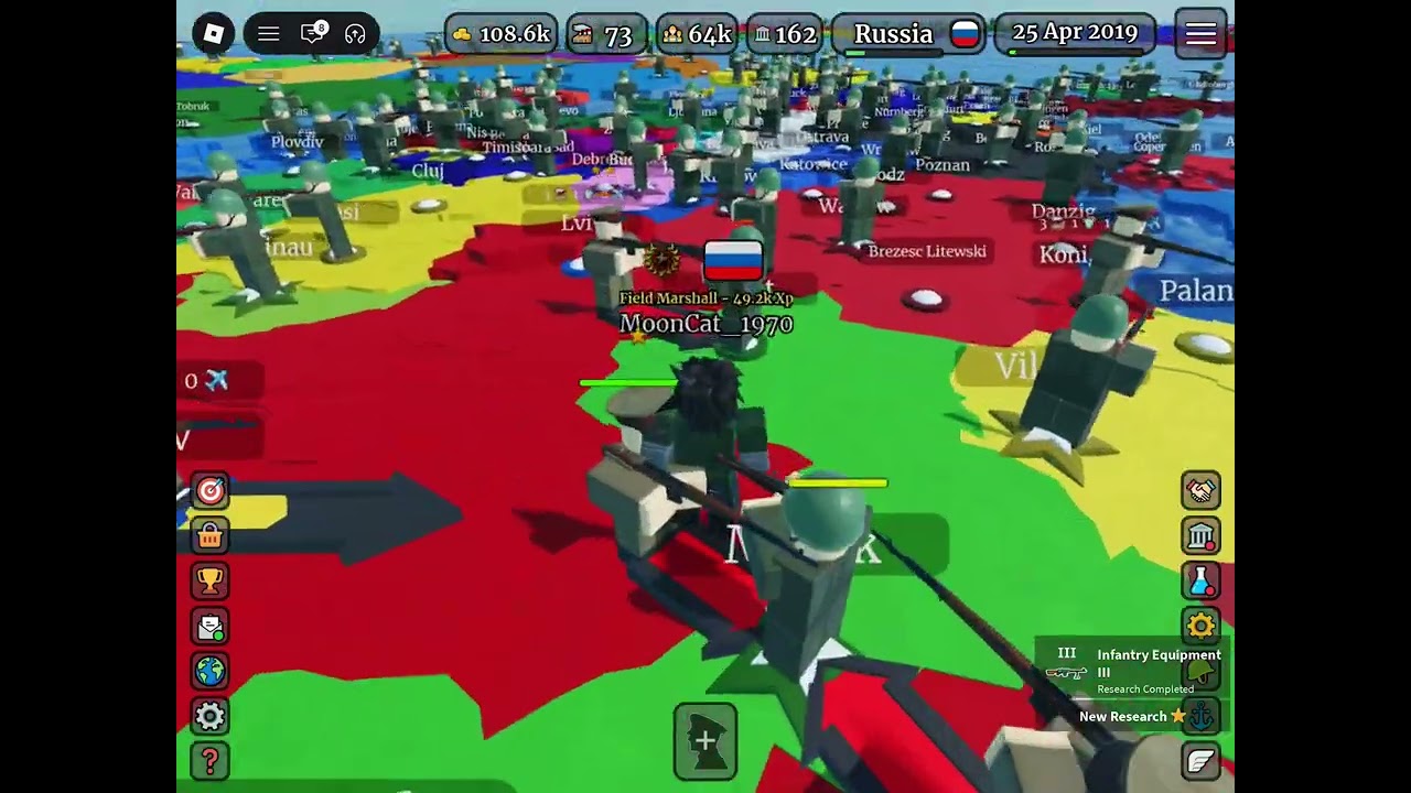 ￼trying to get 200k XP in conquer the world pt 3