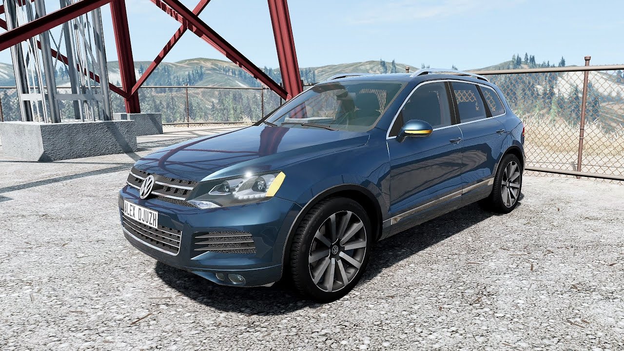 BeamNG.drive - Volkswagen Touareg V8 TDI (7P) 2013 - Car Show Test Drive Crash .
