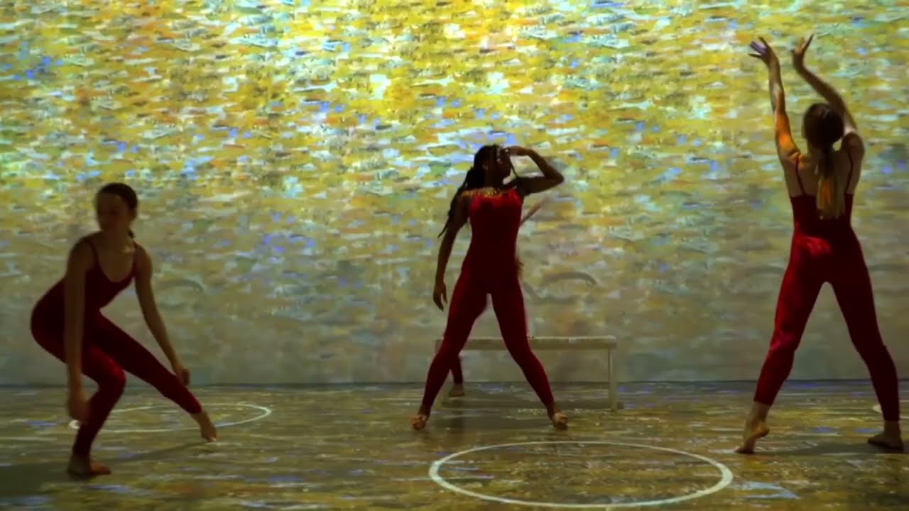 Experience Painted Movement by Stadium Dance I Van Gogh-inspired Performance Art #stadiumdance