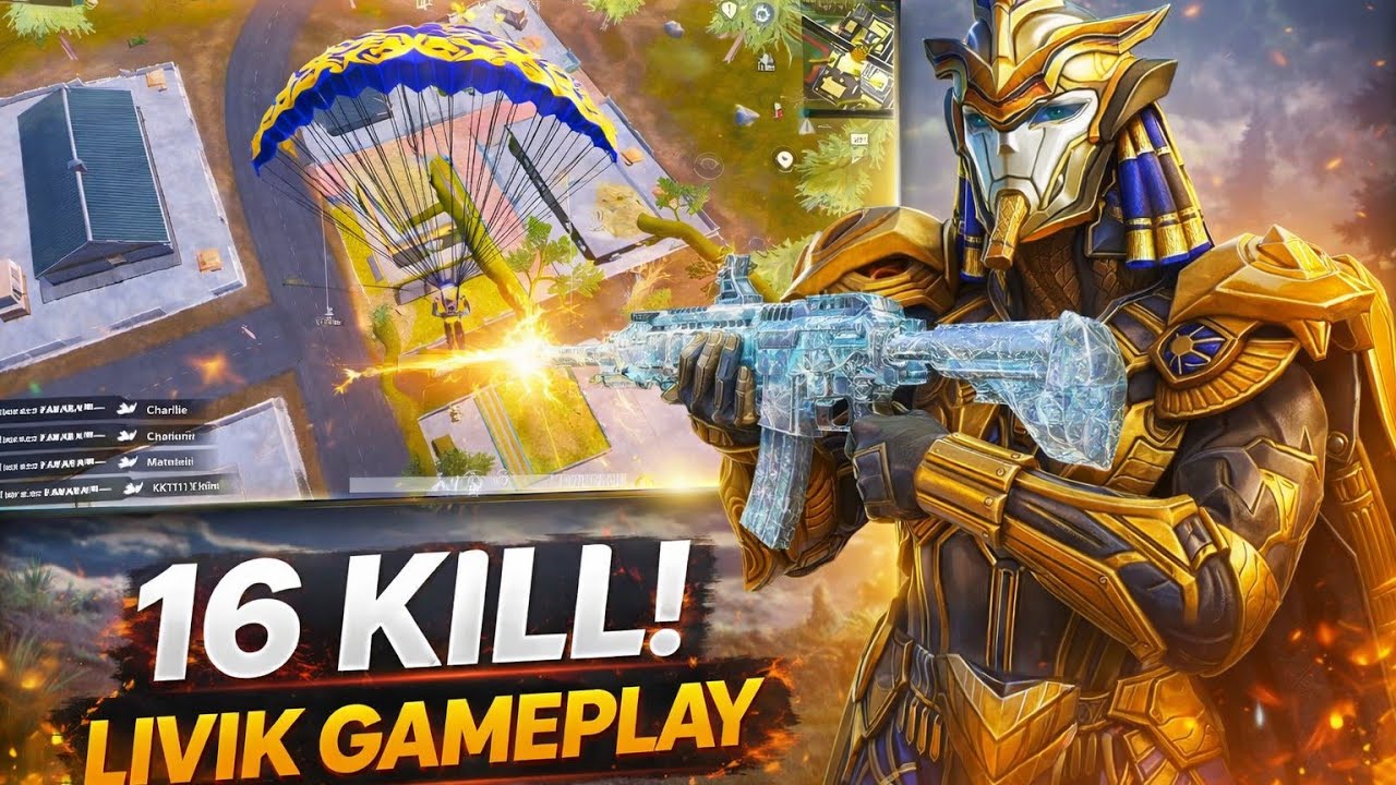 OMG.😱 |16 KILL livik gameplay| redmi note 8 pro|😱##pubgmobile 