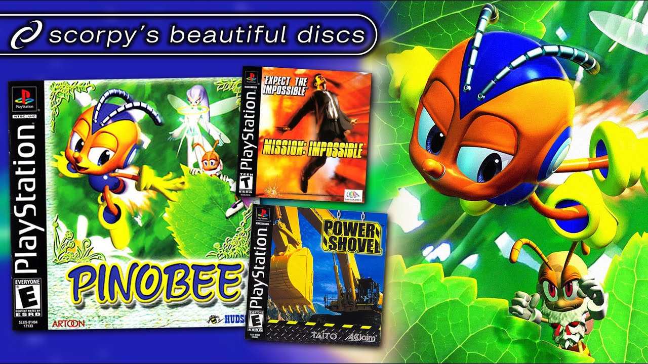 Pinobee (PS1), Mission Impossible & Power Shovel - SCORPY'S BEAUTIFUL DISCS #38