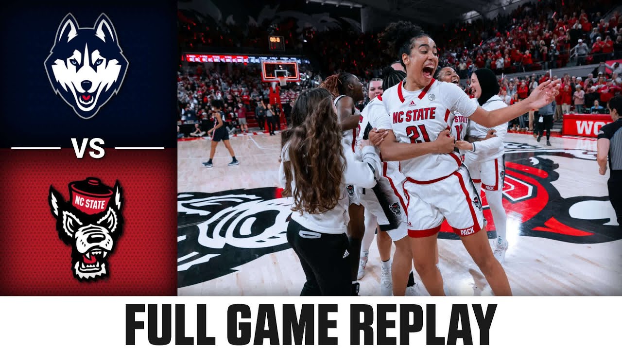 UConn vs. NC State Full Game Replay | 2023-24 ACC Women’s Basketball